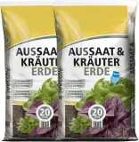 Aussaaterde für Pflanzen Blumen und Kräuter