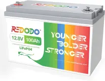 Redodo 12V 100Ah LiFePO4 Batterie