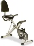 EXERPEUTIC 400XL Klappbarer Liege-Heimtrainer/Recumbent Bike mit Pulsmessung