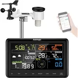 Sainlogic Professional Wireless Wetterstation mit Solarbetriebenem Außensensor