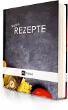 HEYNNA Kochbuch zum Selbst Schreiben - Hardcover Rezeptbuch